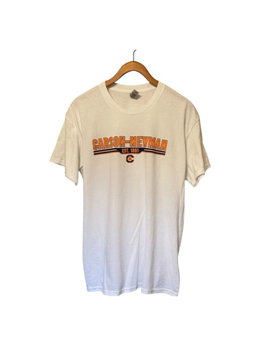 Gildan Dry Blend Men's L White Carson Newman Est 1851 T-Shirt College